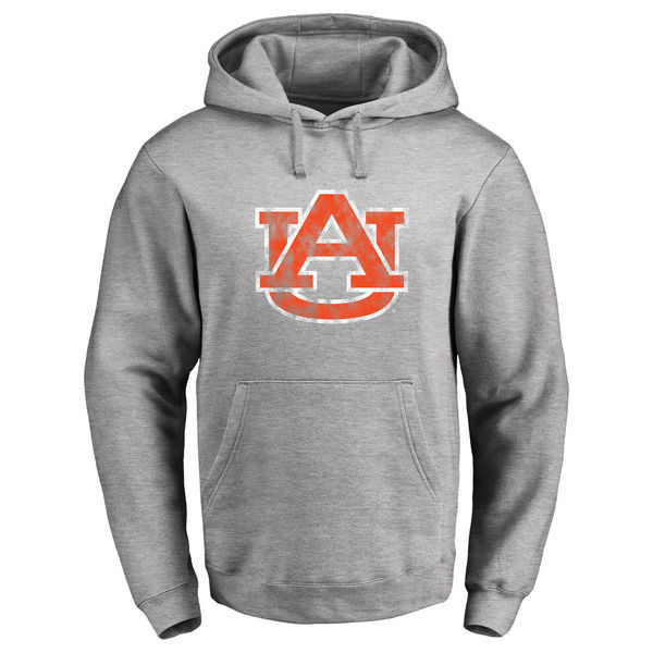 Men's Auburn Tigers Gray Orange College Hot Printing Football Hoodies